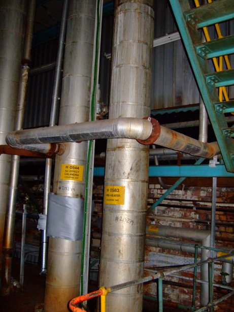  Rising/Falling Film Evaporator 7,620 kg/h (16,800 lb/h) Stainless Steel 316 For Sale - IPP# 215279