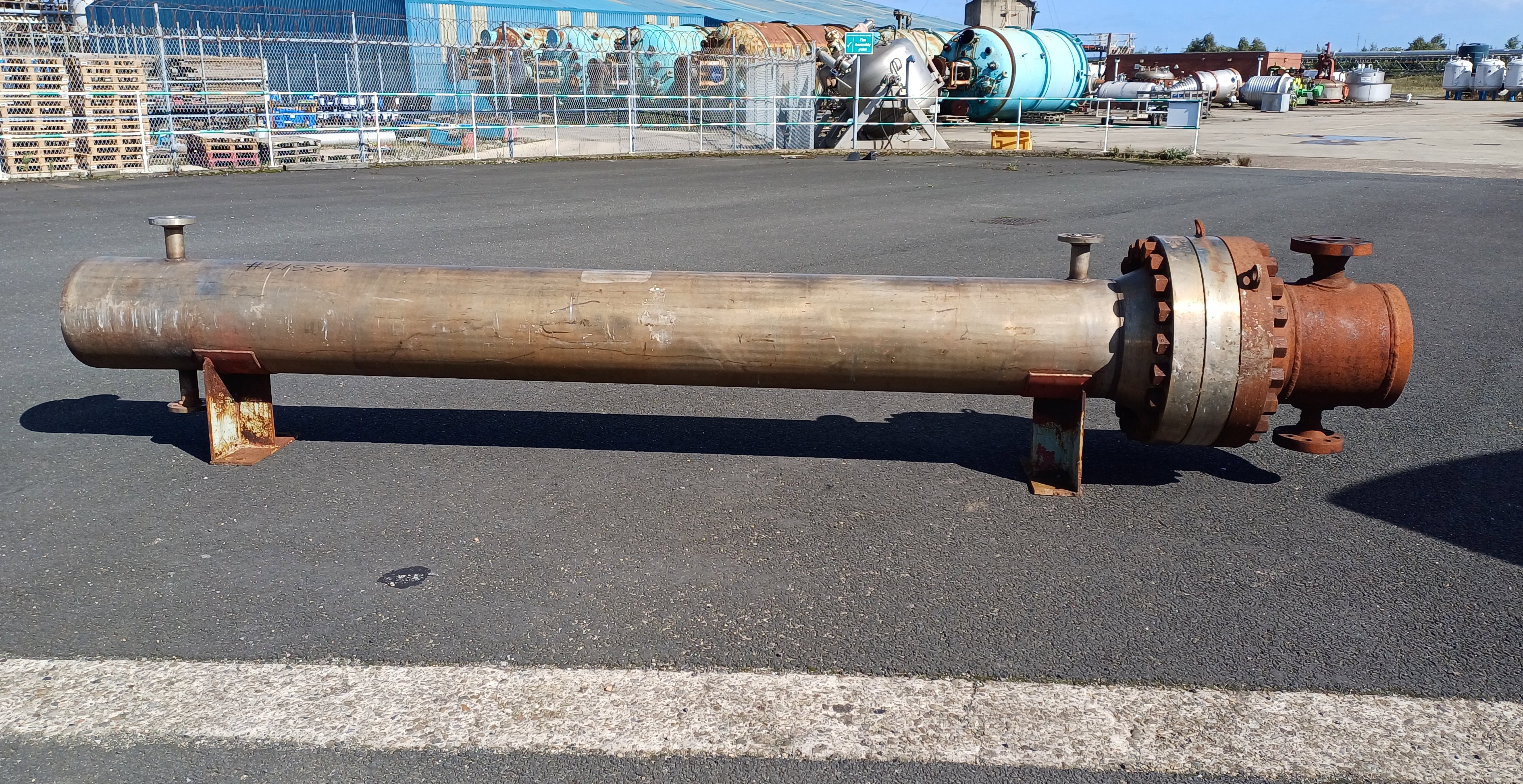  Shell and Tube Heat Exchanger 28 m² (301.4 ft²) Stainless Steel 316 For Sale - IPP# 215354