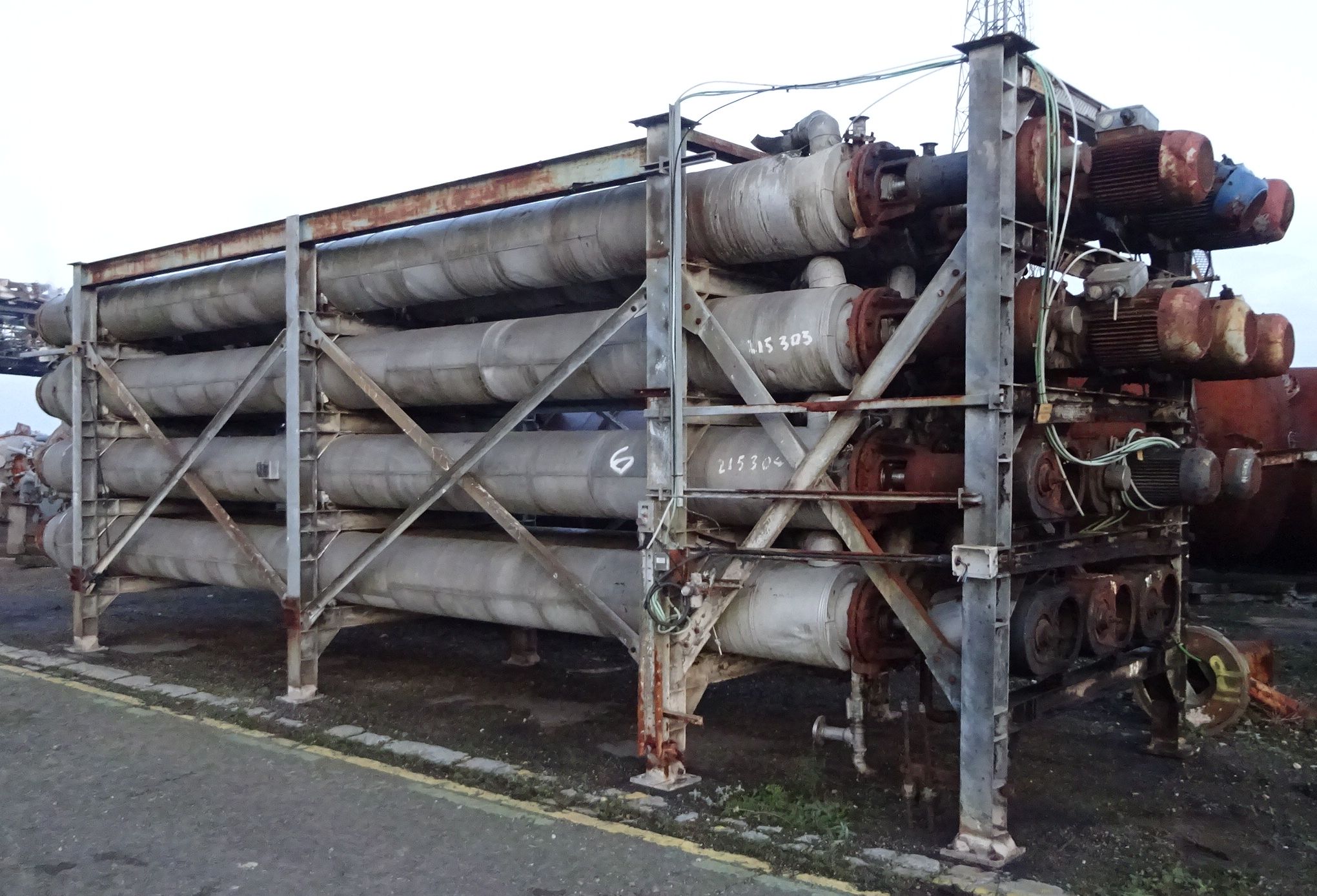 Stainless Steel Austenitic Clad Luwa SMS Wiped/Thin Film Evaporator - IPP# 215303