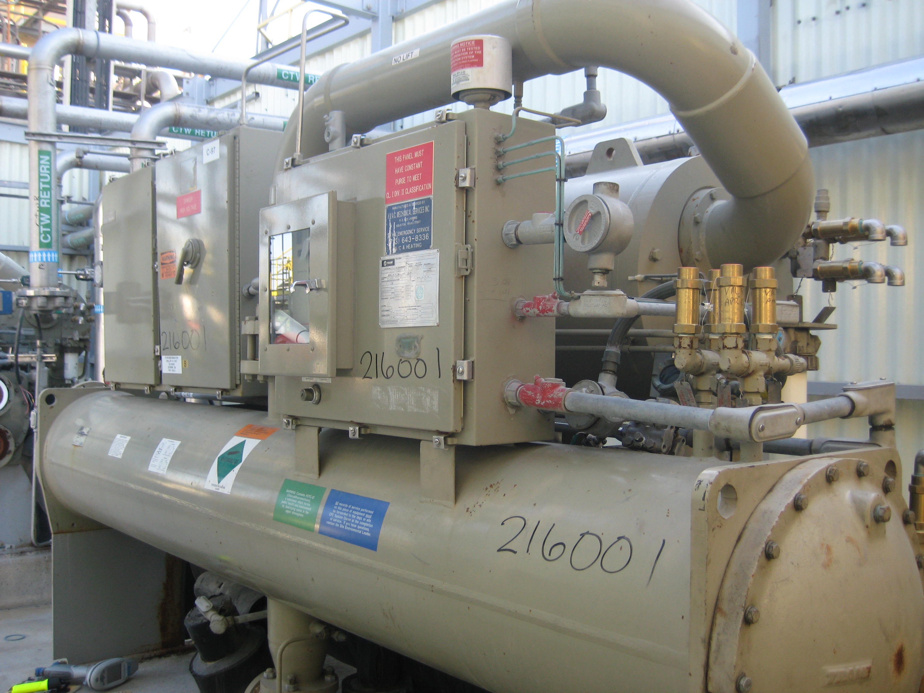  Low Temp Chiller 771,107 kcal/h (255 Ref. Ton)  For Sale - IPP# 216001