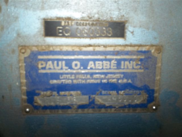 Stainless Steel 304 Paul O Abbe RVB 36 Mixer-Twin Shell & Double Cone - IPP# 216377
