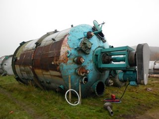 Glasslined Pfaudler BE Batch-Type Agitated Reactor