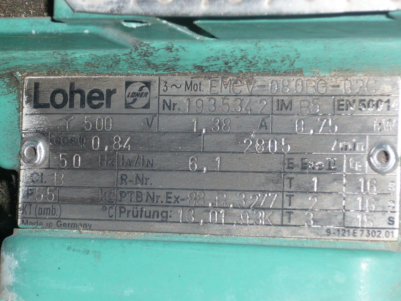  Rotary Pump 1 m3/h (4.4 GPM) Stainless Steel 316 For Sale - IPP# 217576