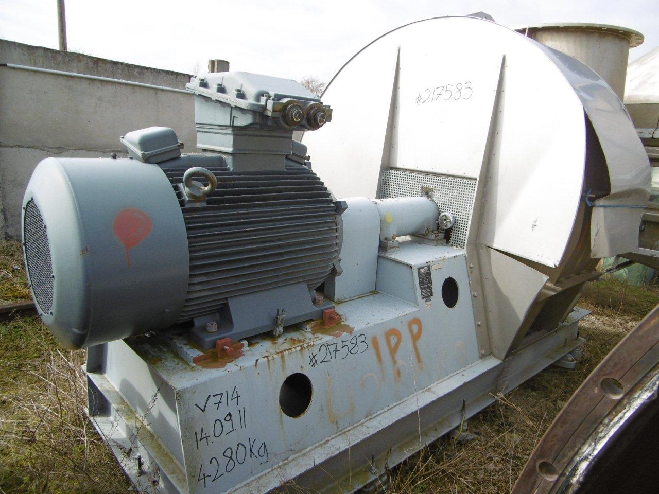   Blower 65,520 m3/h (38,564 CFM) Stainless Steel 321 For Sale - IPP# 217583