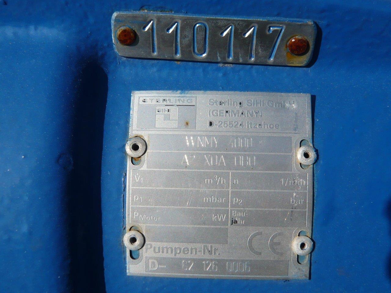   Blower 4,000 m3/h (2,354 CFM) Carbon Steel For Sale - IPP# 217581
