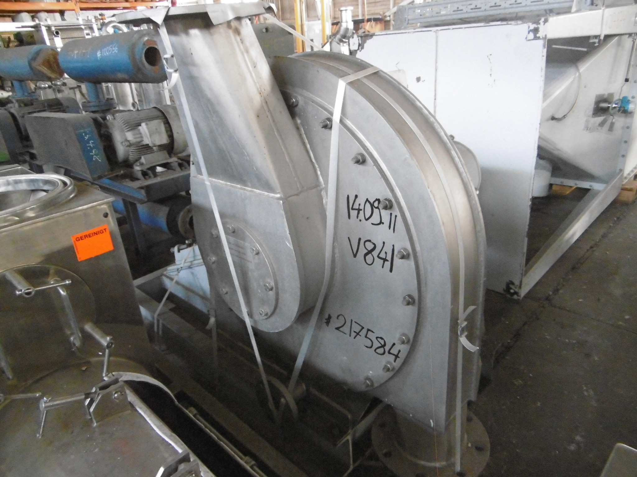   Blower 3,672 m3/h (2,161 CFM) Stainless Steel 321 For Sale - IPP# 217584