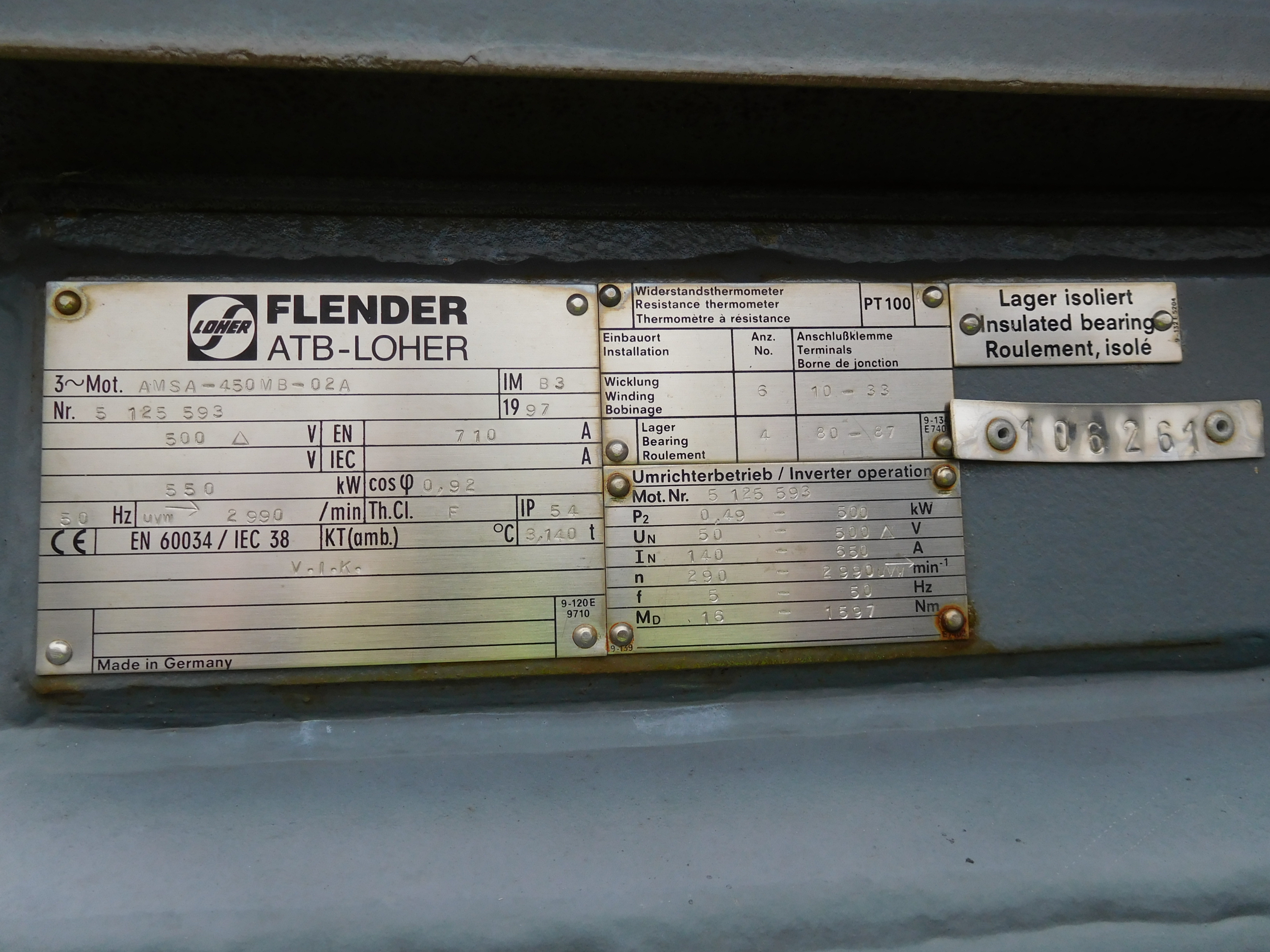   Blower 88,452 m3/h (52,061 CFM) Stainless Steel 321 For Sale - IPP# 217597