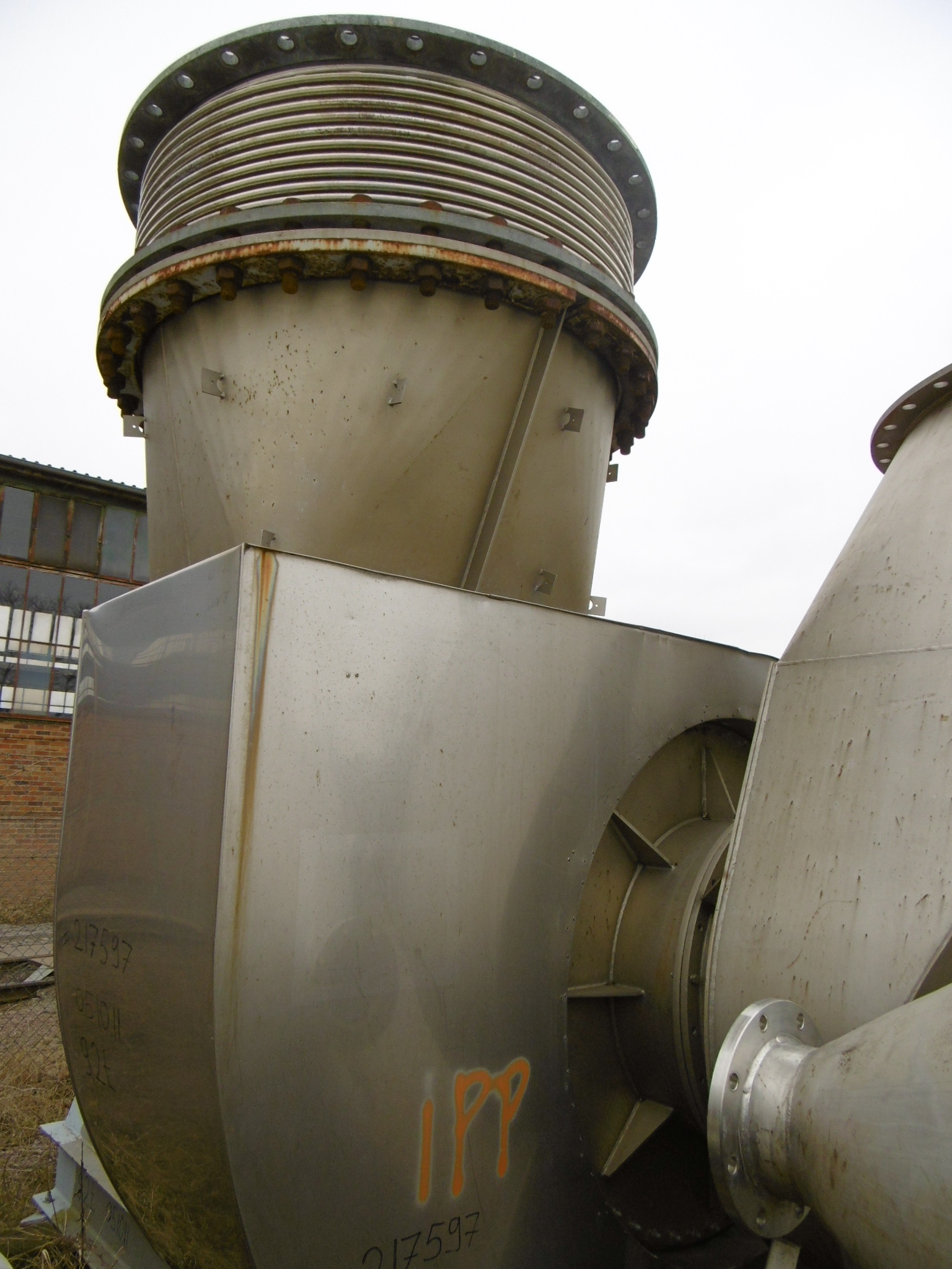   Blower 88,452 m3/h (52,061 CFM) Stainless Steel 321 For Sale - IPP# 217597