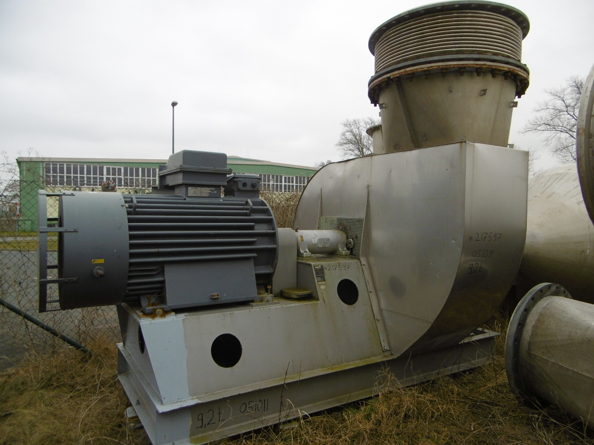   Blower 88,452 m3/h (52,061 CFM) Stainless Steel 321 For Sale - IPP# 217597