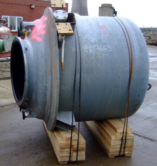 Glasslined Pfaudler E-2000 Batch Type Body Only Reactor