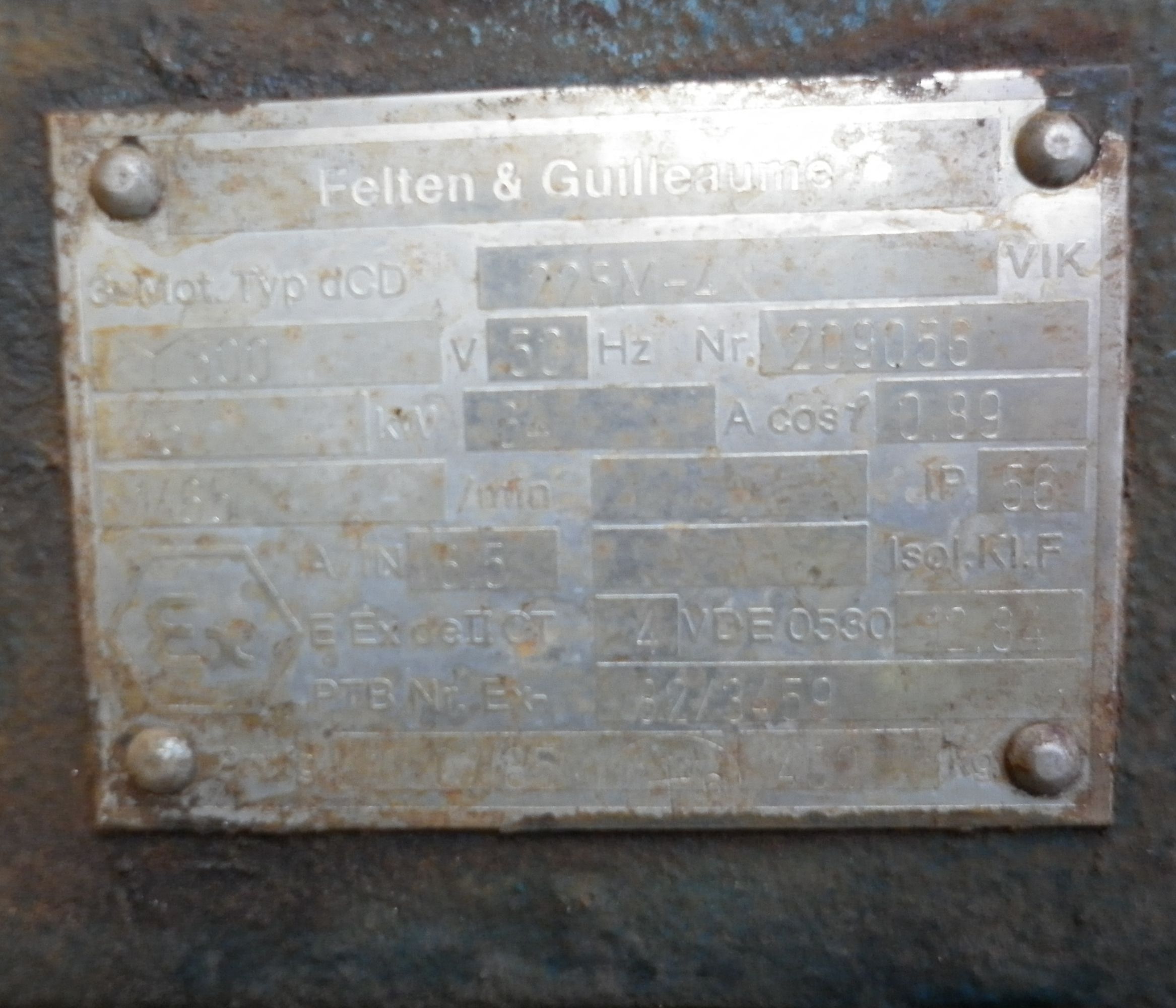 Rubberlined Krauss Maffei DZU-125/3.2 Manual Discharge-Top Centrifuge-Basket - IPP# 217614