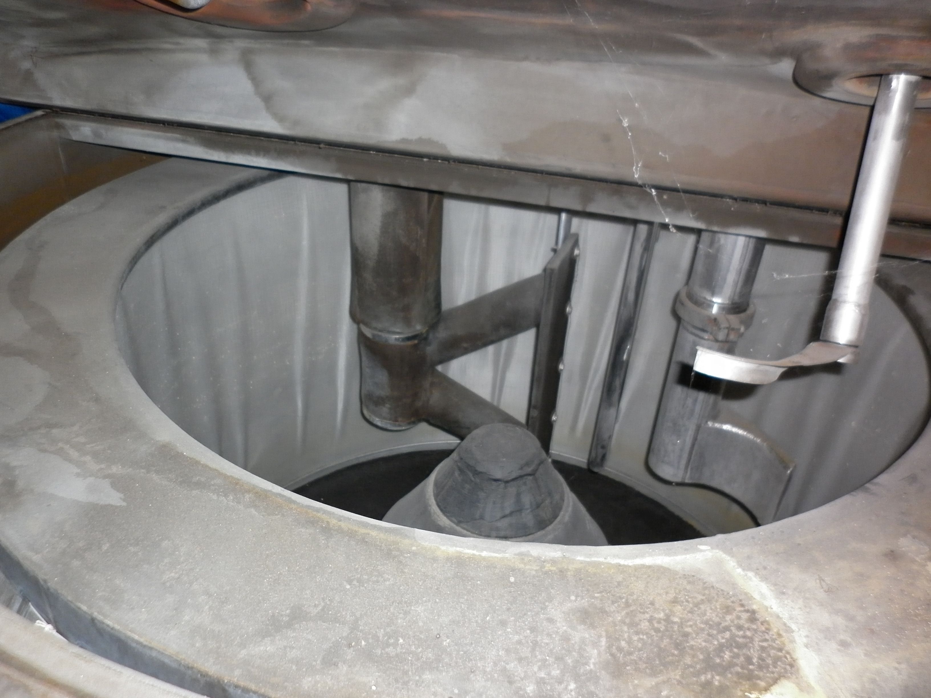 Rubberlined Krauss Maffei DZU-125/3.2 Manual Discharge-Top Centrifuge-Basket - IPP# 217614