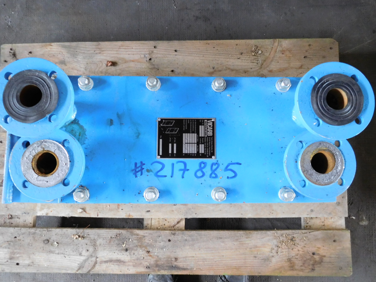  Plate and Frame Heat Exchanger 2.5 m² (26.6 ft²) Stainless Steel Other For Sale - IPP# 217885
