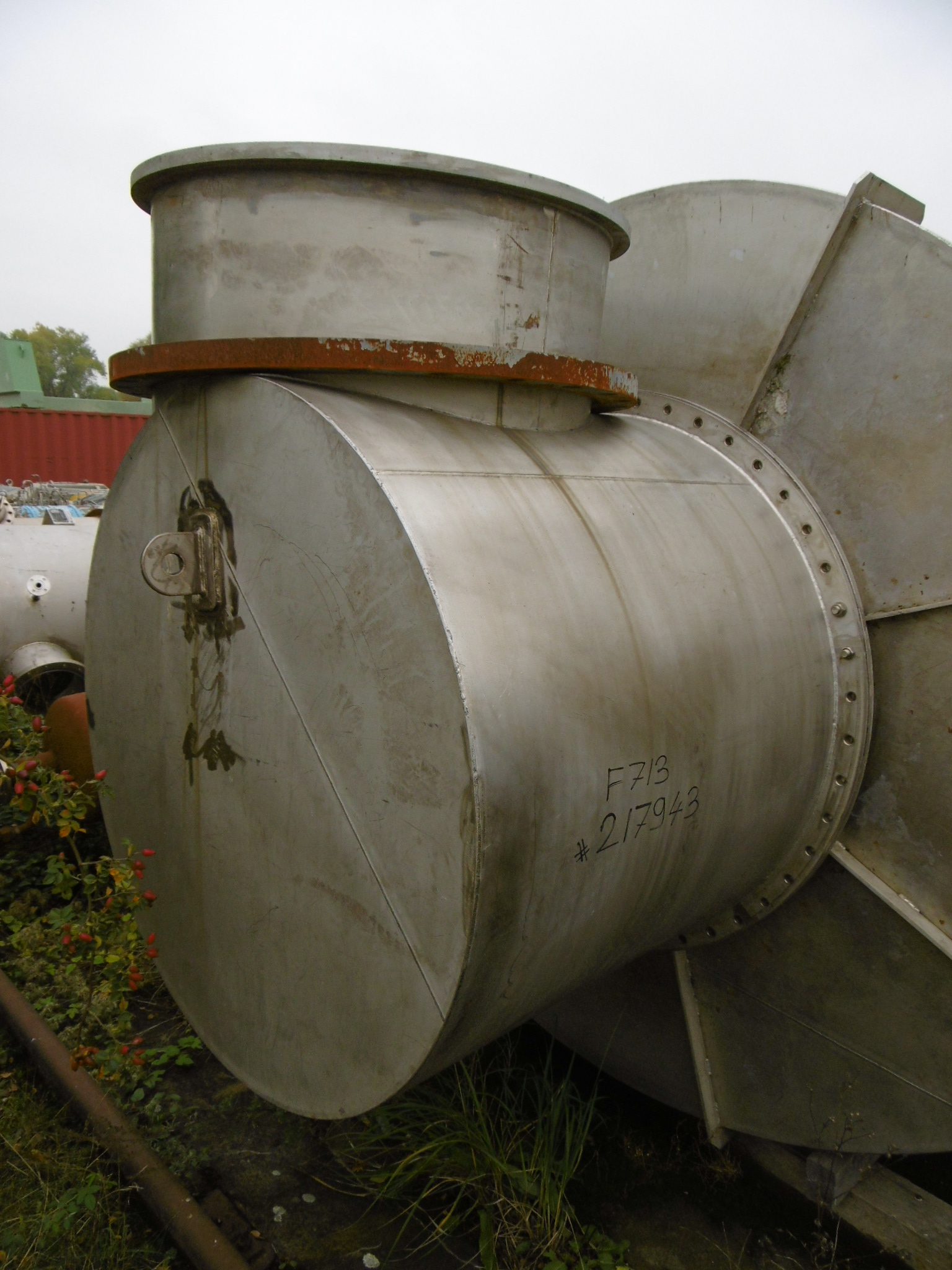  Cyclone Dust Collector 2,392 mm (94.2 in) Stainless Steel 321 For Sale - IPP# 217943