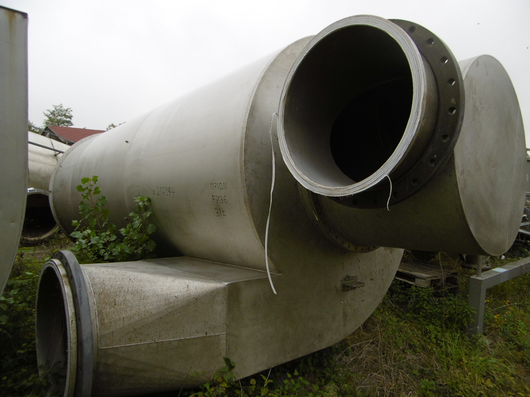  Cyclone Dust Collector 2,142 mm (84.3 in) Stainless Steel 321 For Sale - IPP# 217944