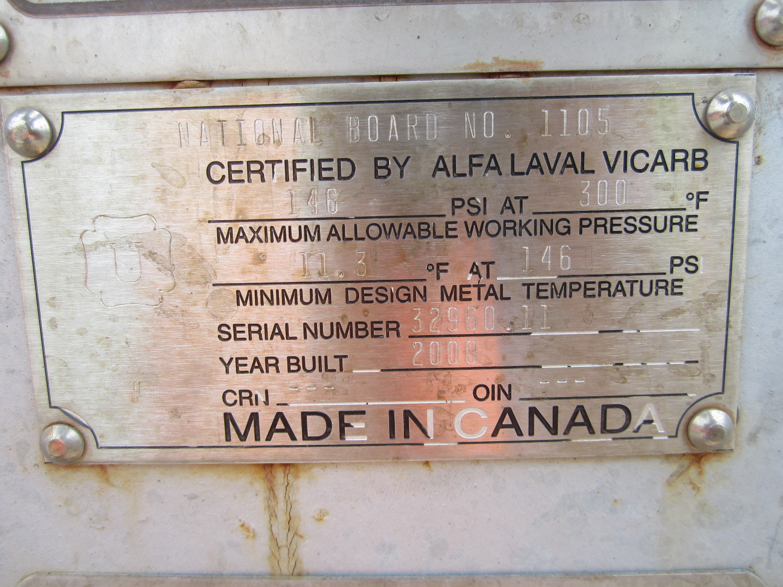 Titanium Alfa Laval Plate and Frame Heat Exchanger - IPP# 218253