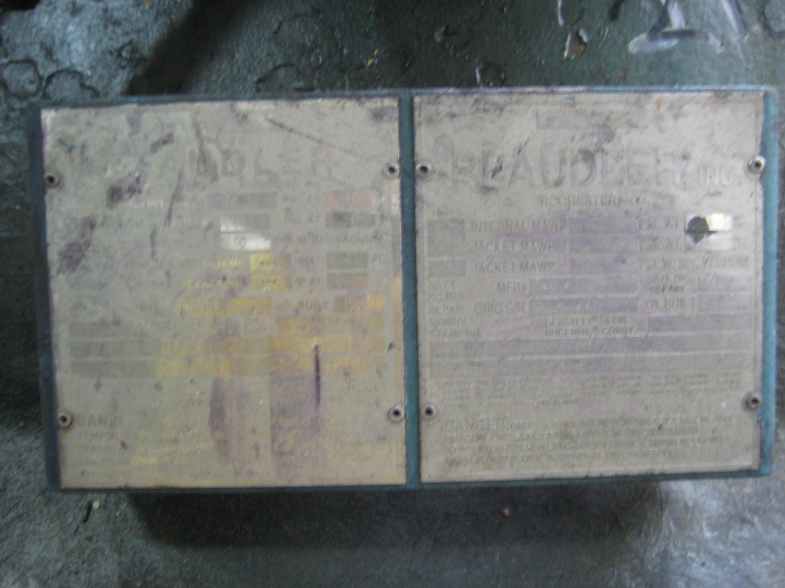 Glasslined Pfaudler RA Batch-Type Agitated Reactor - IPP# 218616