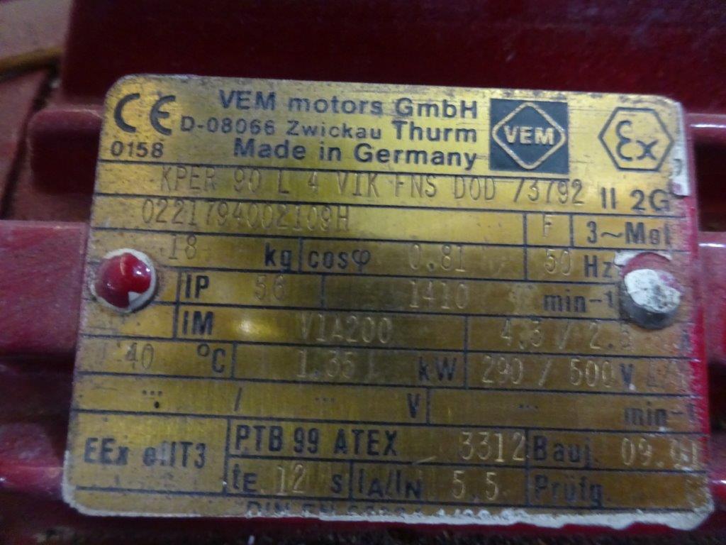  Drive Agitator 1.37 kW (1.84 HP)  For Sale - IPP# 219077