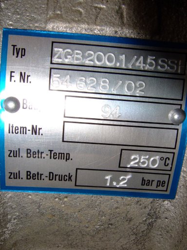  Rotary Valve 150 mm (5.9 in) Stainless Steel Other For Sale - IPP# 219120