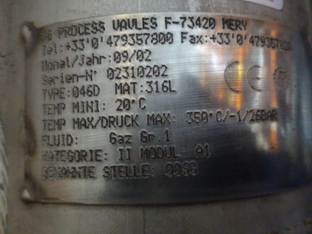  Miscellaneous Valve  Stainless Steel 316 For Sale - IPP# 219240