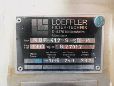  Cartridge And Candle Filter 2 m² (21.5 ft²) Stainless Steel Austenitic For Sale - IPP# 219252