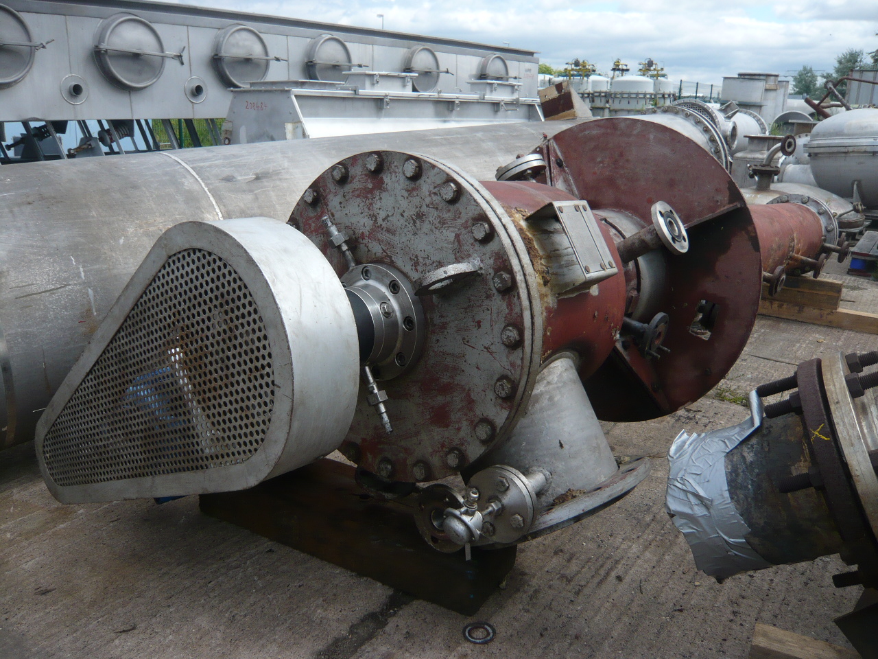  Wiped/Thin Film Evaporator 47.6 kg/h (105 lb/h) Stainless Steel 316 For Sale - IPP# 219255