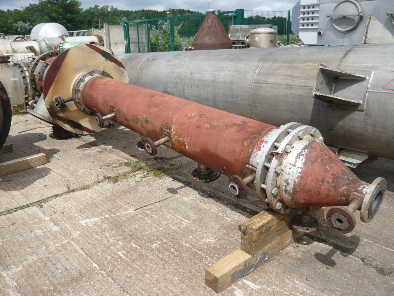 Wiped/Thin Film Evaporator 47.6 kg/h (105 lb/h) Stainless Steel 316 For Sale - IPP# 219255