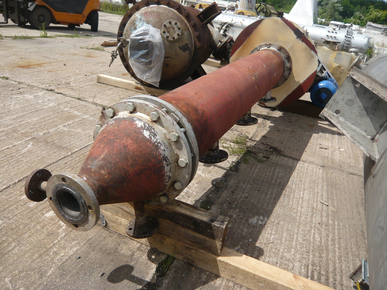  Wiped/Thin Film Evaporator 47.6 kg/h (105 lb/h) Stainless Steel 316 For Sale - IPP# 219255