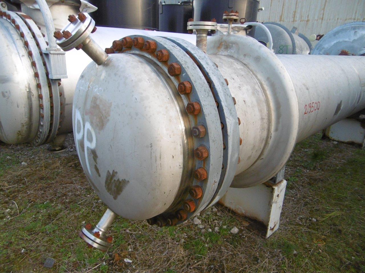  Shell and Tube Heat Exchanger 153 m² (1,647 ft²) Stainless Steel 316 For Sale - IPP# 219500