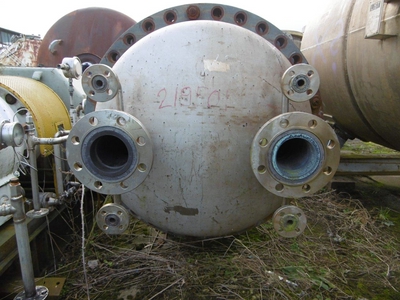  Shell and Tube Heat Exchanger 153 m² (1,647 ft²) Stainless Steel 316 For Sale - IPP# 219501