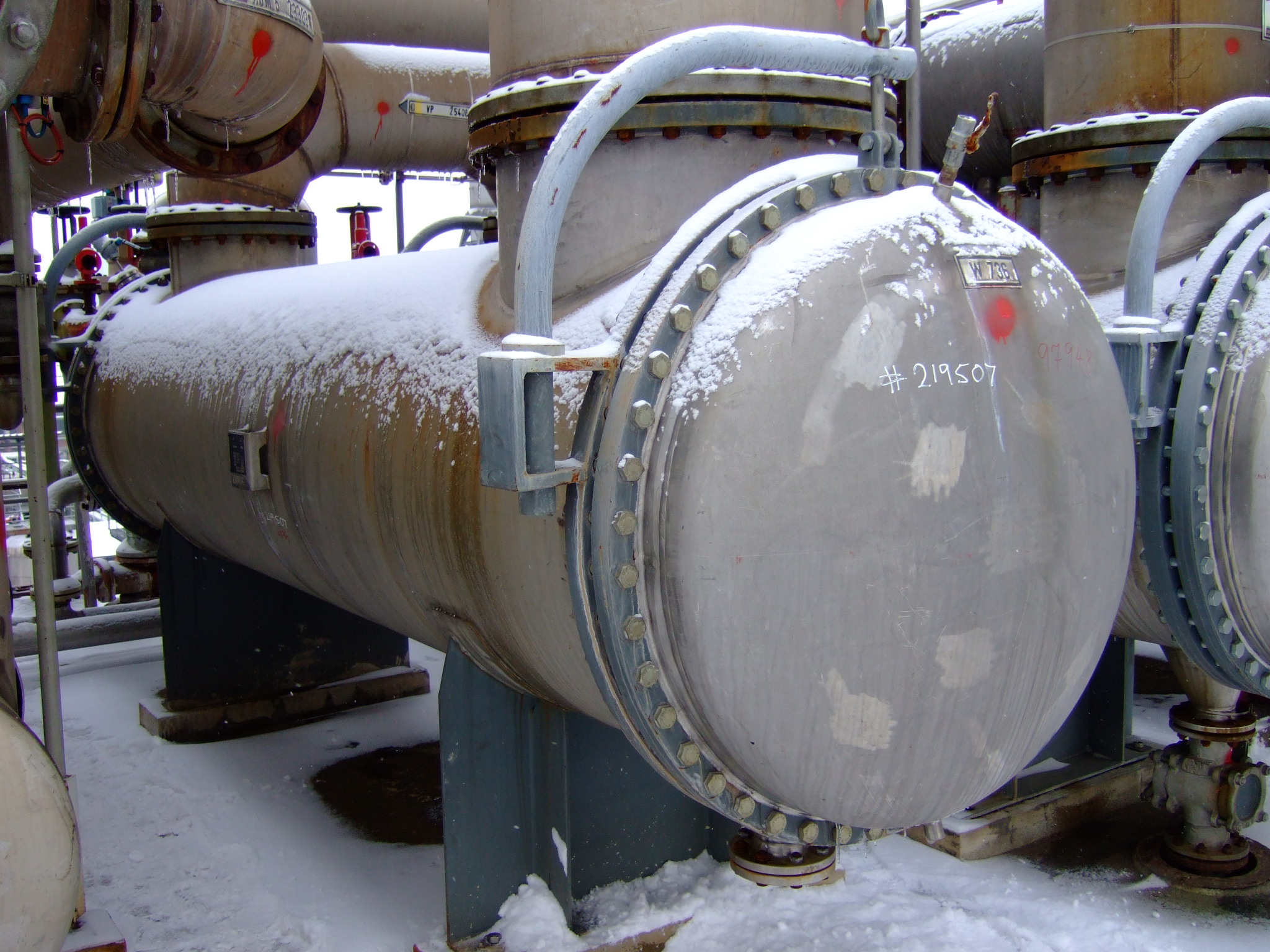  Shell and Tube Heat Exchanger 180 m² (1,938 ft²) Stainless Steel 316 For Sale - IPP# 219507