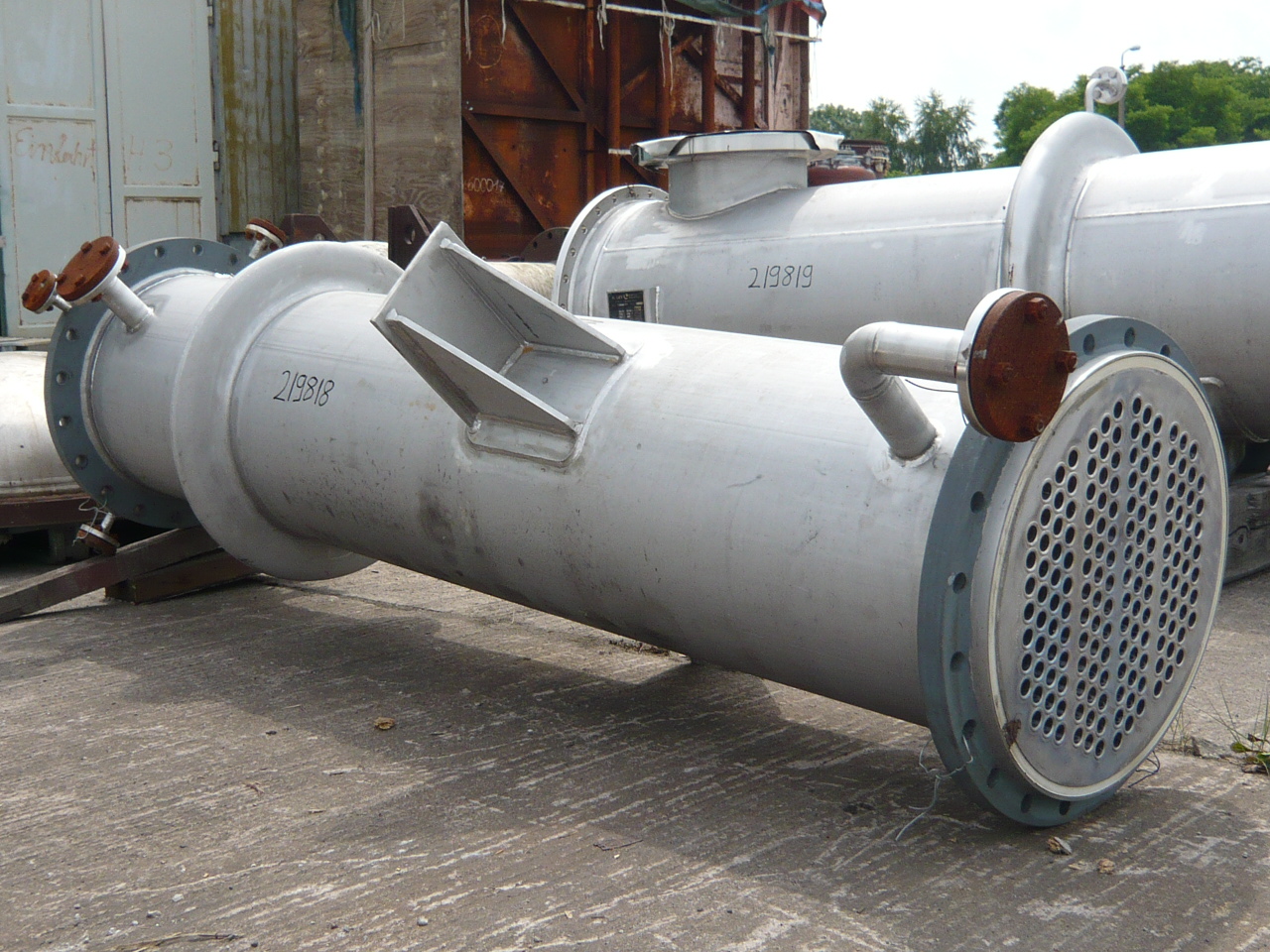  Shell and Tube Heat Exchanger 32 m² (344.4 ft²) Stainless Steel Austenitic For Sale - IPP# 219818