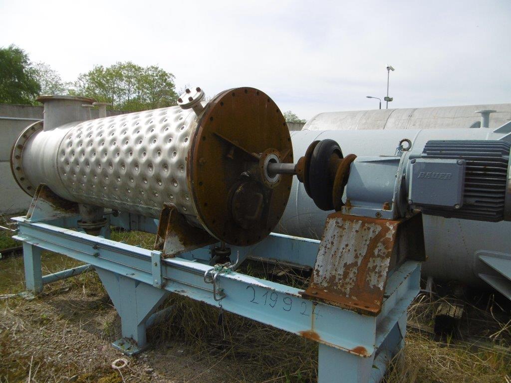  Wiped/Thin Film Evaporator 108.9 kg/h (240 lb/h) Stainless Steel Austenitic For Sale - IPP# 219924