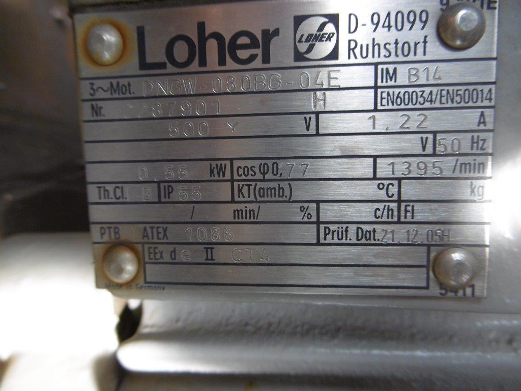  Wiped/Thin Film Evaporator 108.9 kg/h (240 lb/h) Stainless Steel Austenitic For Sale - IPP# 219924