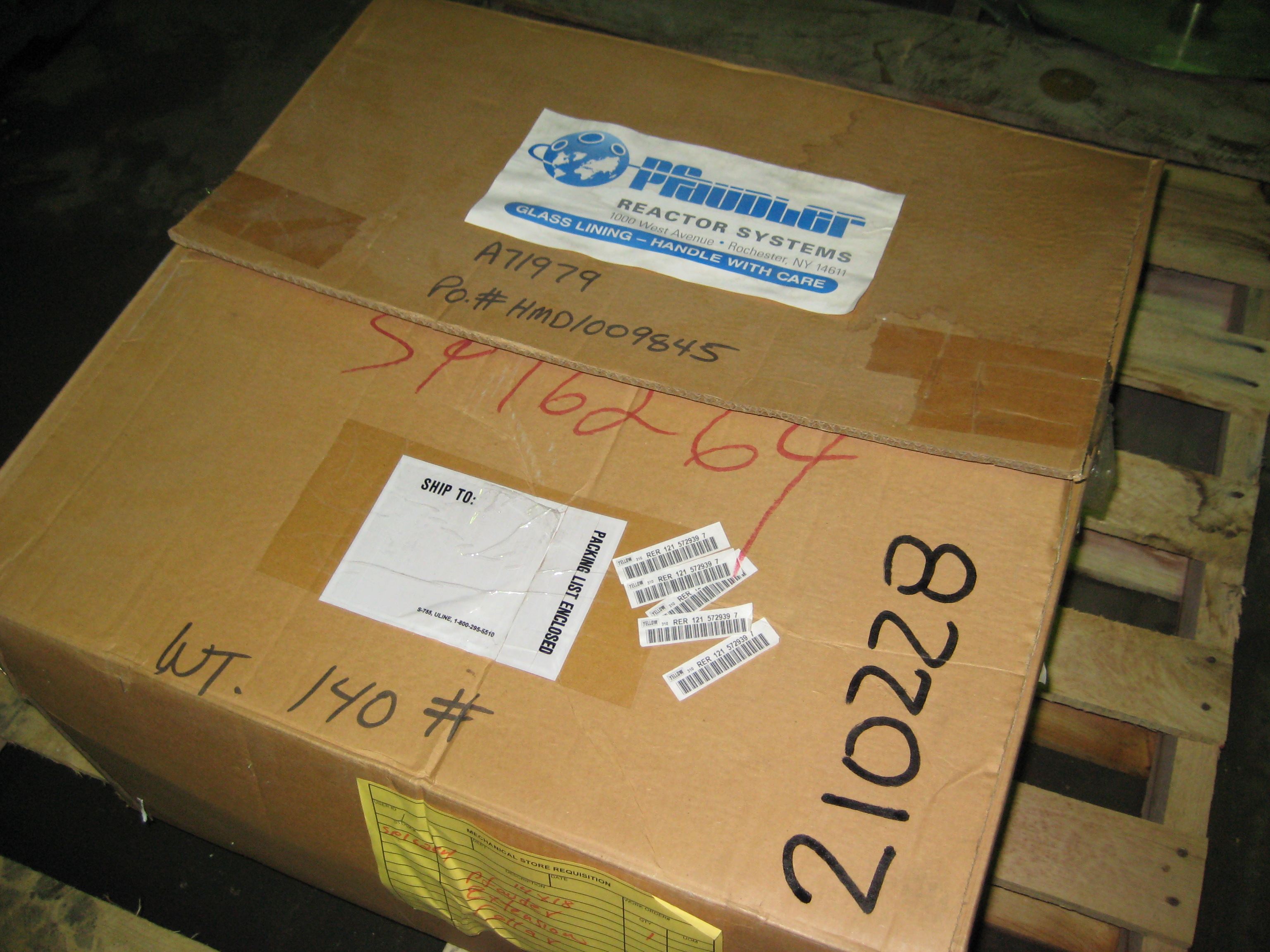 Unused Extension Collar Glass Lined Parts  Glasslined For Sale - IPP# 210228