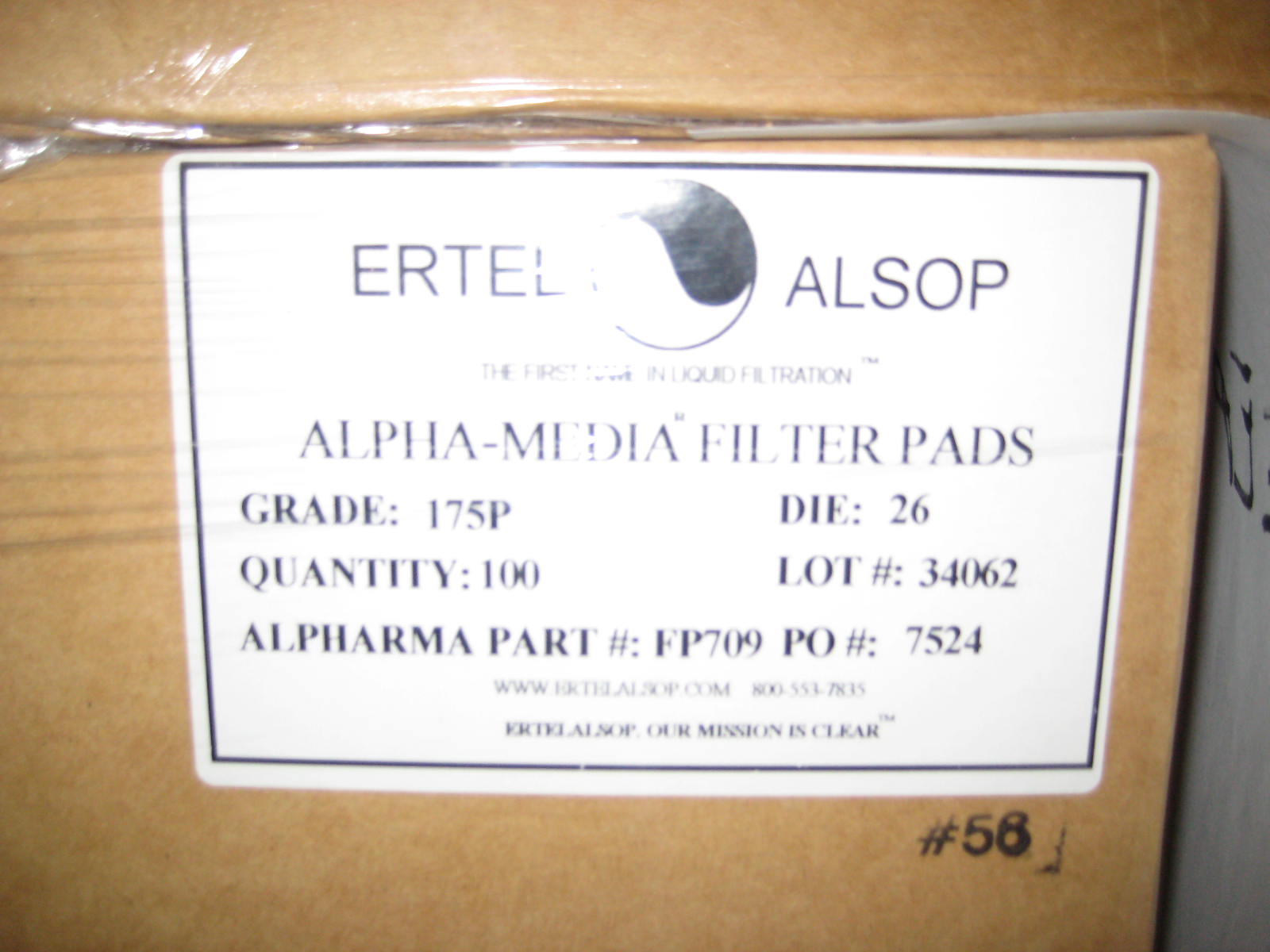 Unused  Press Filter - IPP# 210491