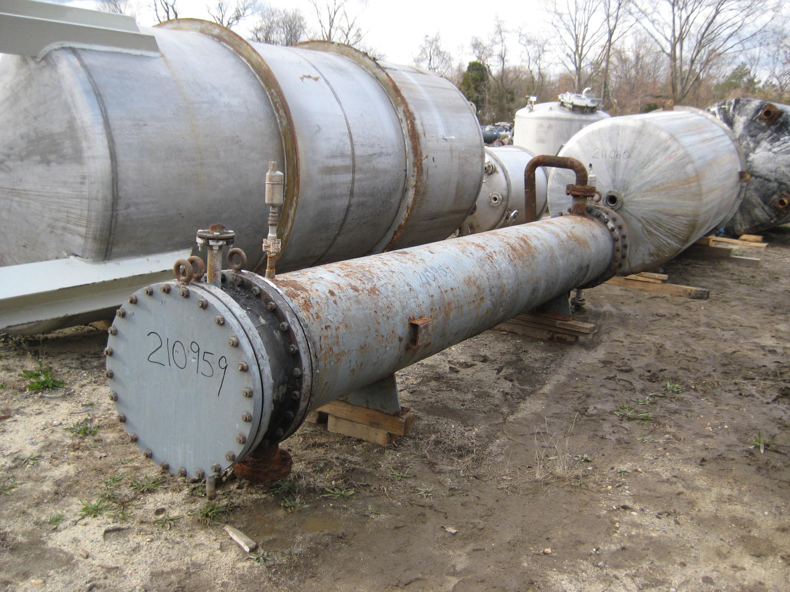  Shell and Tube Heat Exchanger 100.8 m² (1,085 ft²) Stainless Steel 304 For Sale - IPP# 210959