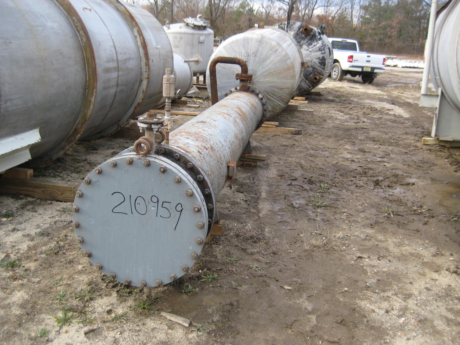  Shell and Tube Heat Exchanger 100.8 m² (1,085 ft²) Stainless Steel 304 For Sale - IPP# 210959