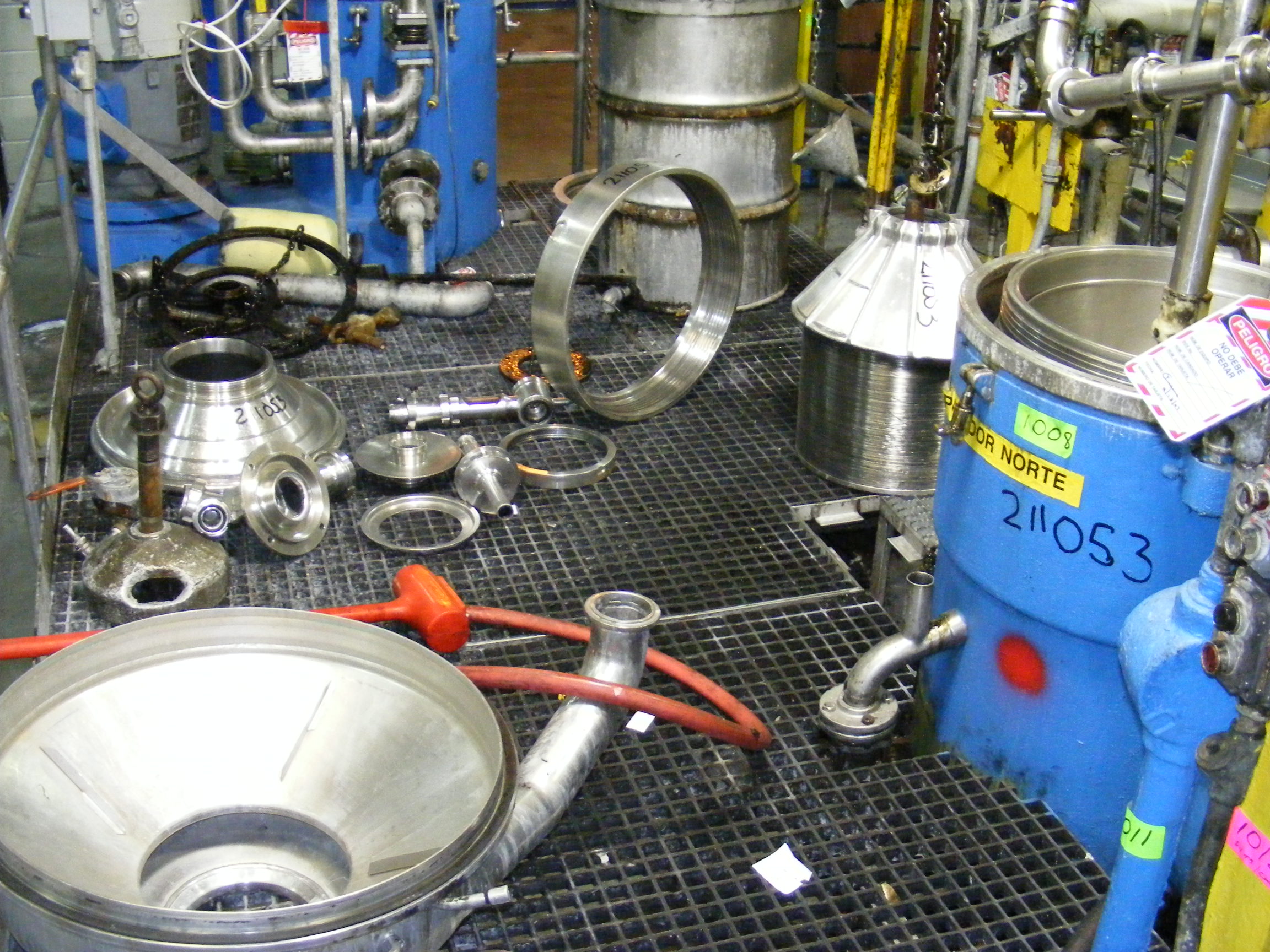   Centrifuge-Disc Bowl 29.8 kW (40 HP) Stainless Steel 316 For Sale - IPP# 211053
