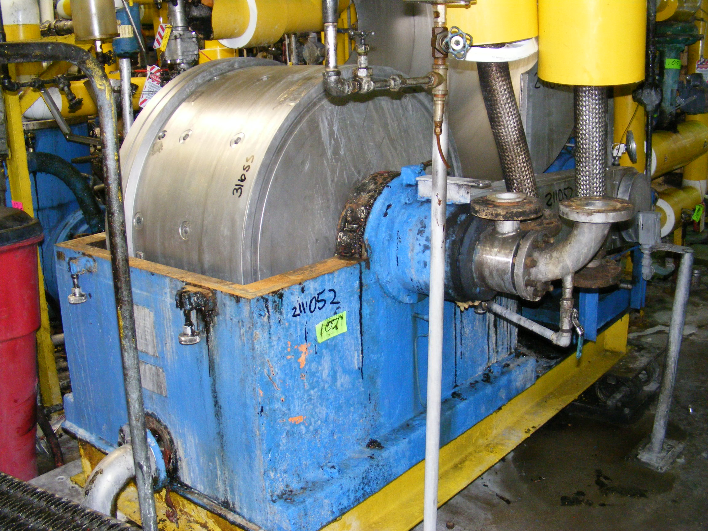   Centrifuge-Misc. & Hydraulic 11.2 kW (15 HP) Stainless Steel 316 For Sale - IPP# 211052