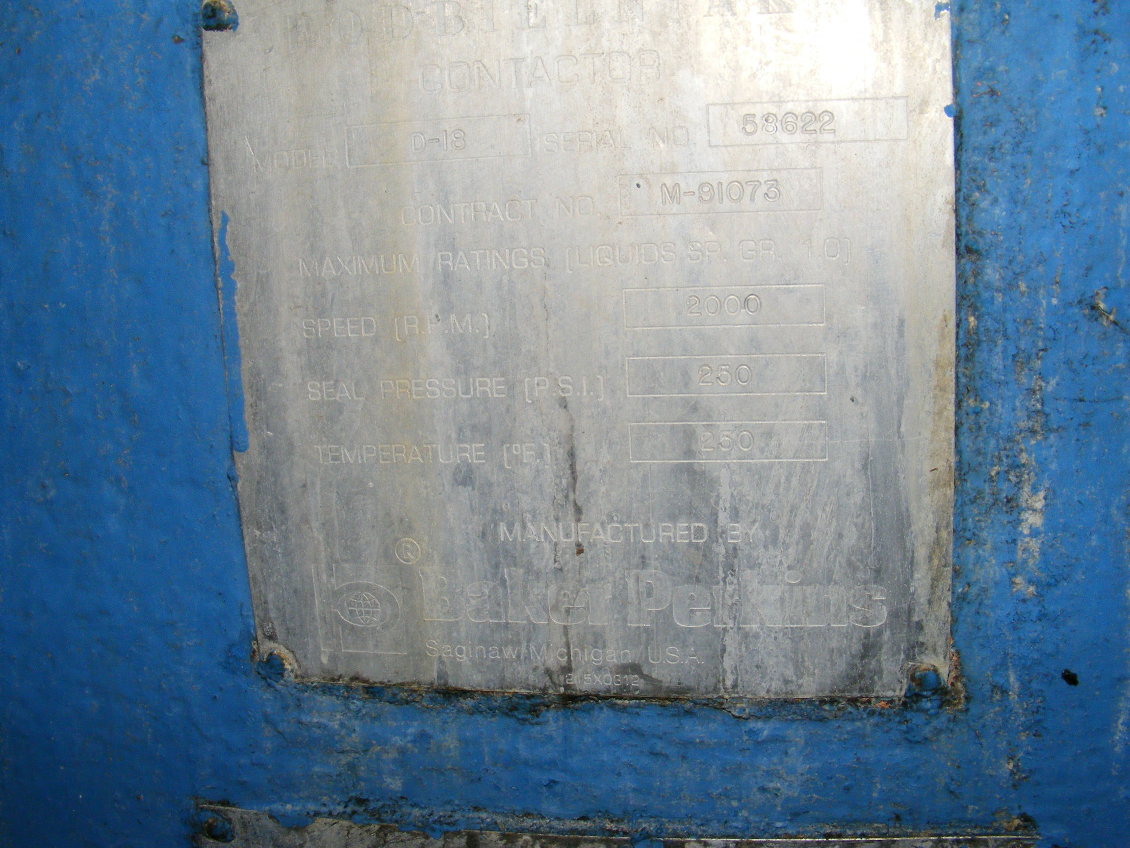   Centrifuge-Misc. & Hydraulic 11.2 kW (15 HP) Stainless Steel 316 For Sale - IPP# 211052