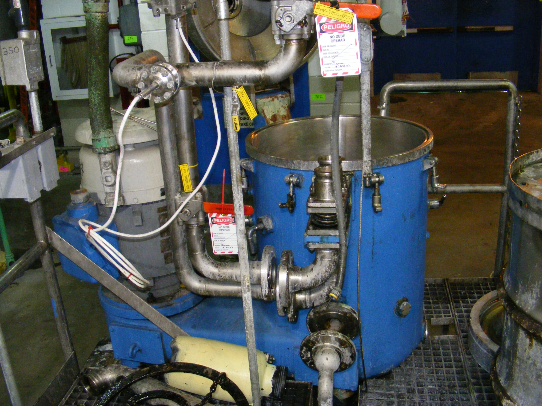   Centrifuge-Disc Bowl 29.8 kW (40 HP) Stainless Steel 316 For Sale - IPP# 211054
