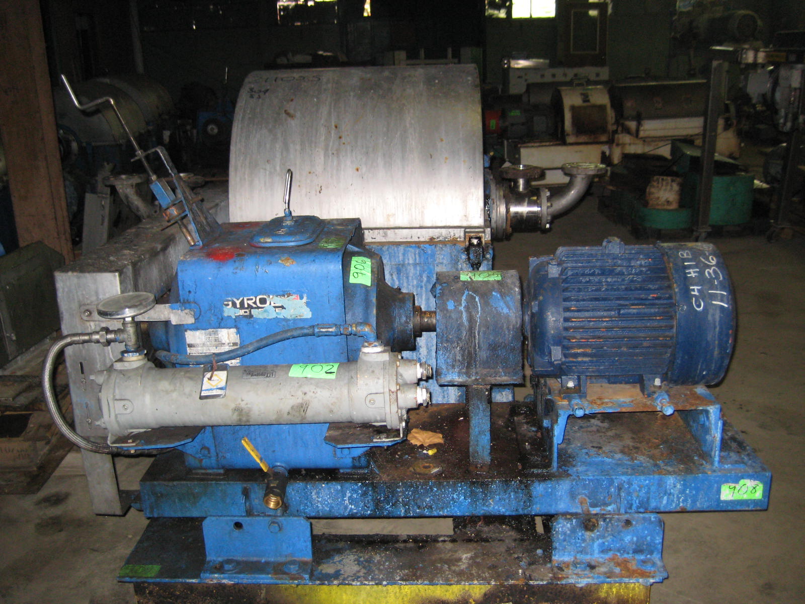   Centrifuge-Misc. & Hydraulic 11.2 kW (15 HP) Stainless Steel 316 For Sale - IPP# 211055