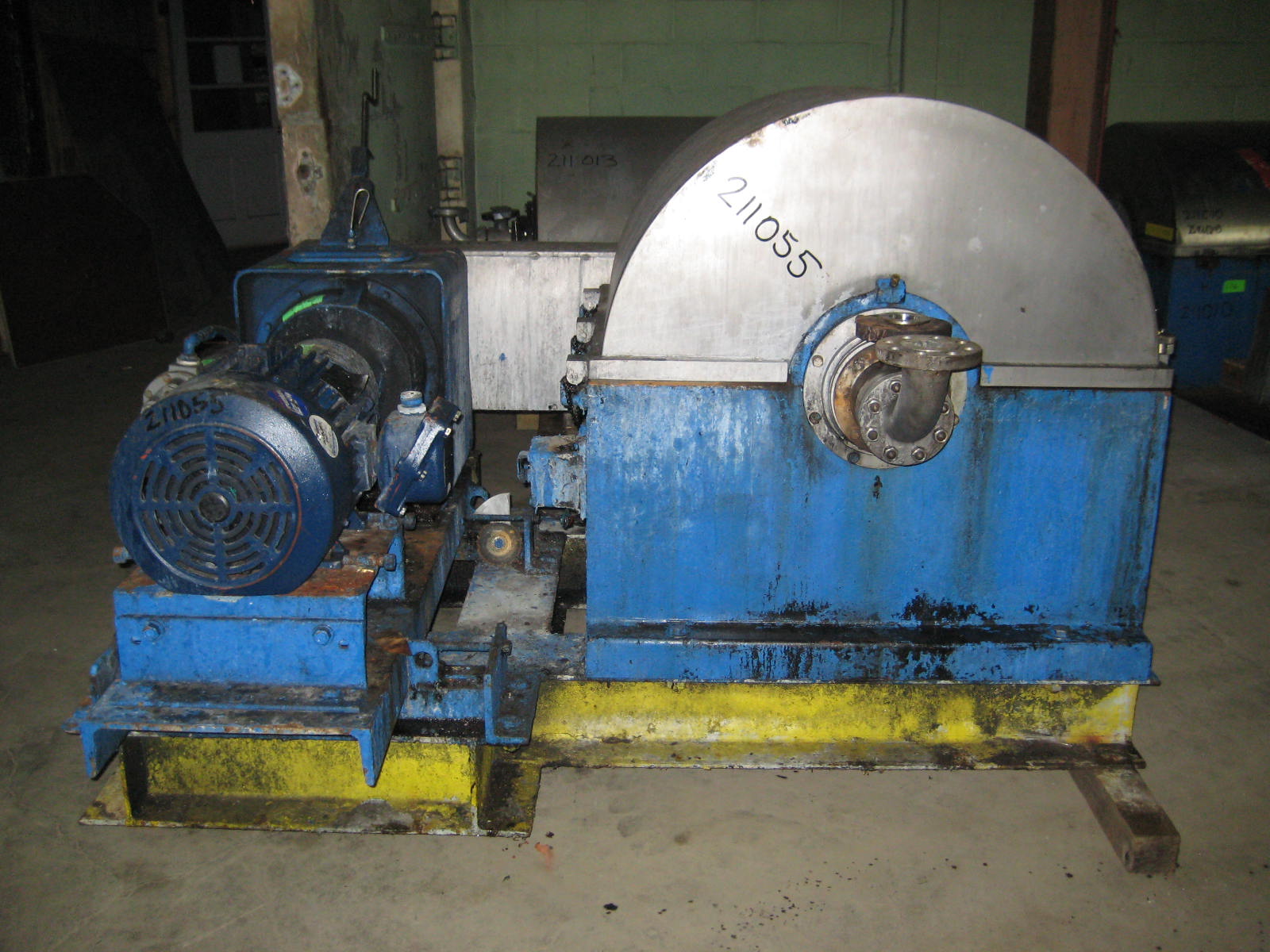   Centrifuge-Misc. & Hydraulic 11.2 kW (15 HP) Stainless Steel 316 For Sale - IPP# 211055