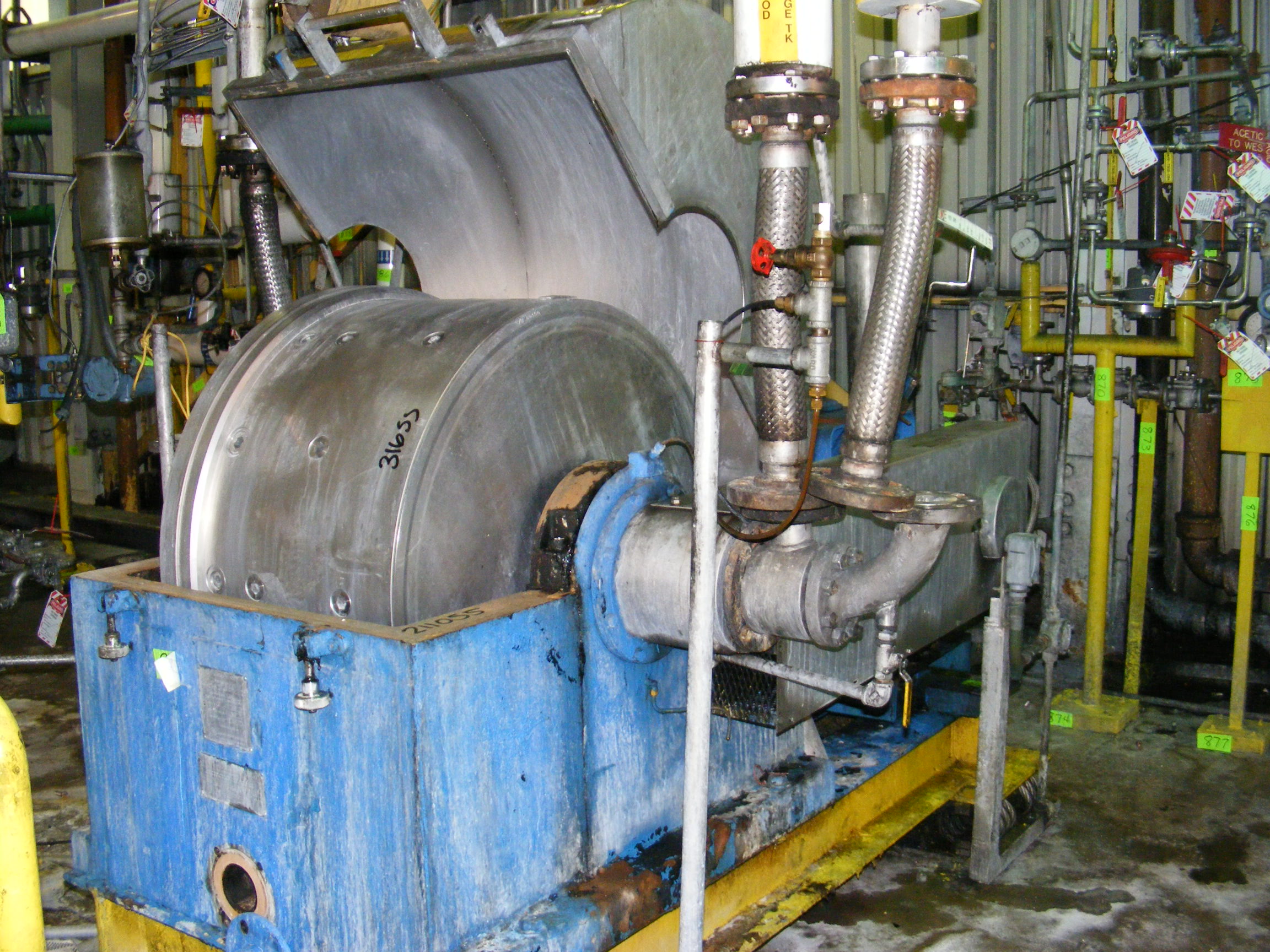   Centrifuge-Misc. & Hydraulic 11.2 kW (15 HP) Stainless Steel 316 For Sale - IPP# 211055