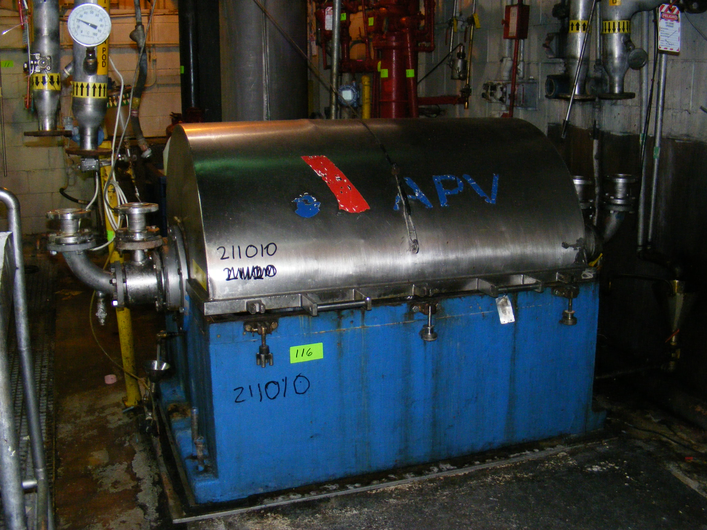   Centrifuge-Misc. & Hydraulic 18.6 kW (25 HP) Stainless Steel 316 For Sale - IPP# 211010