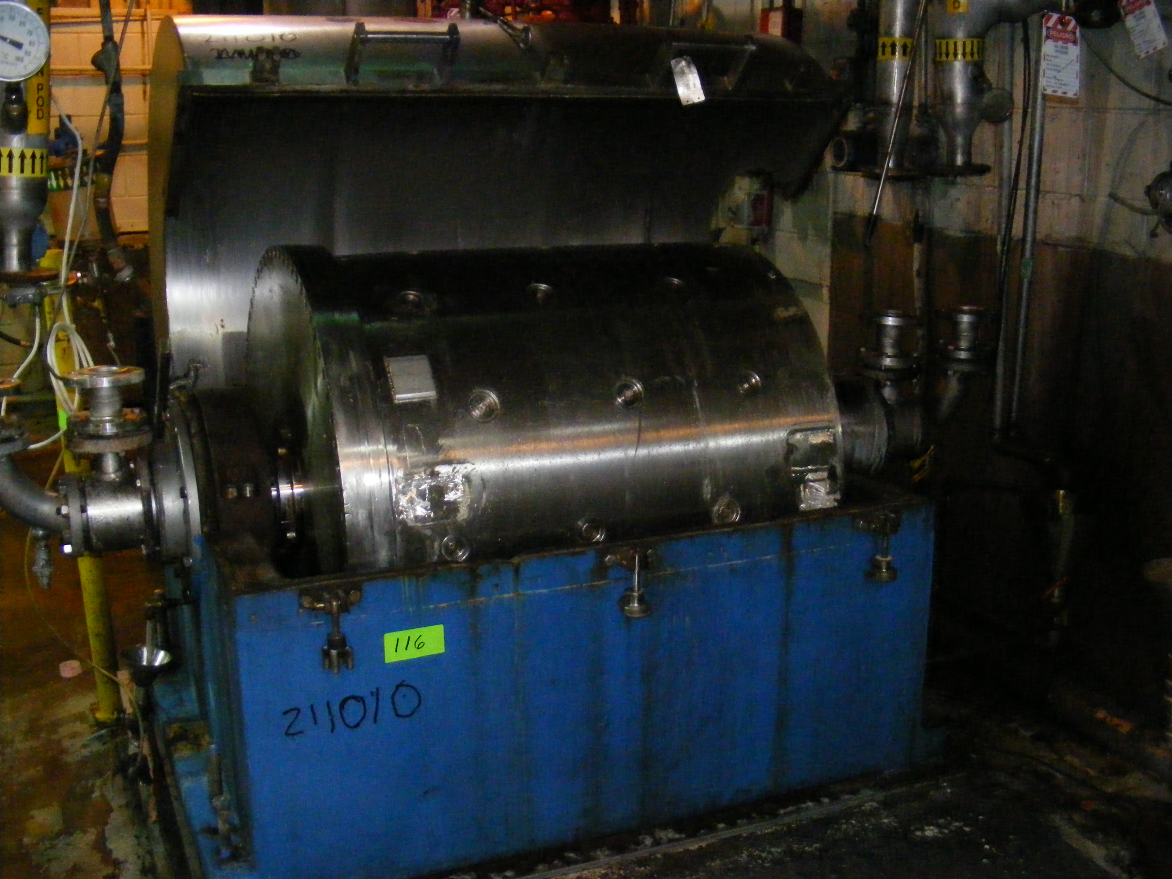   Centrifuge-Misc. & Hydraulic 18.6 kW (25 HP) Stainless Steel 316 For Sale - IPP# 211010