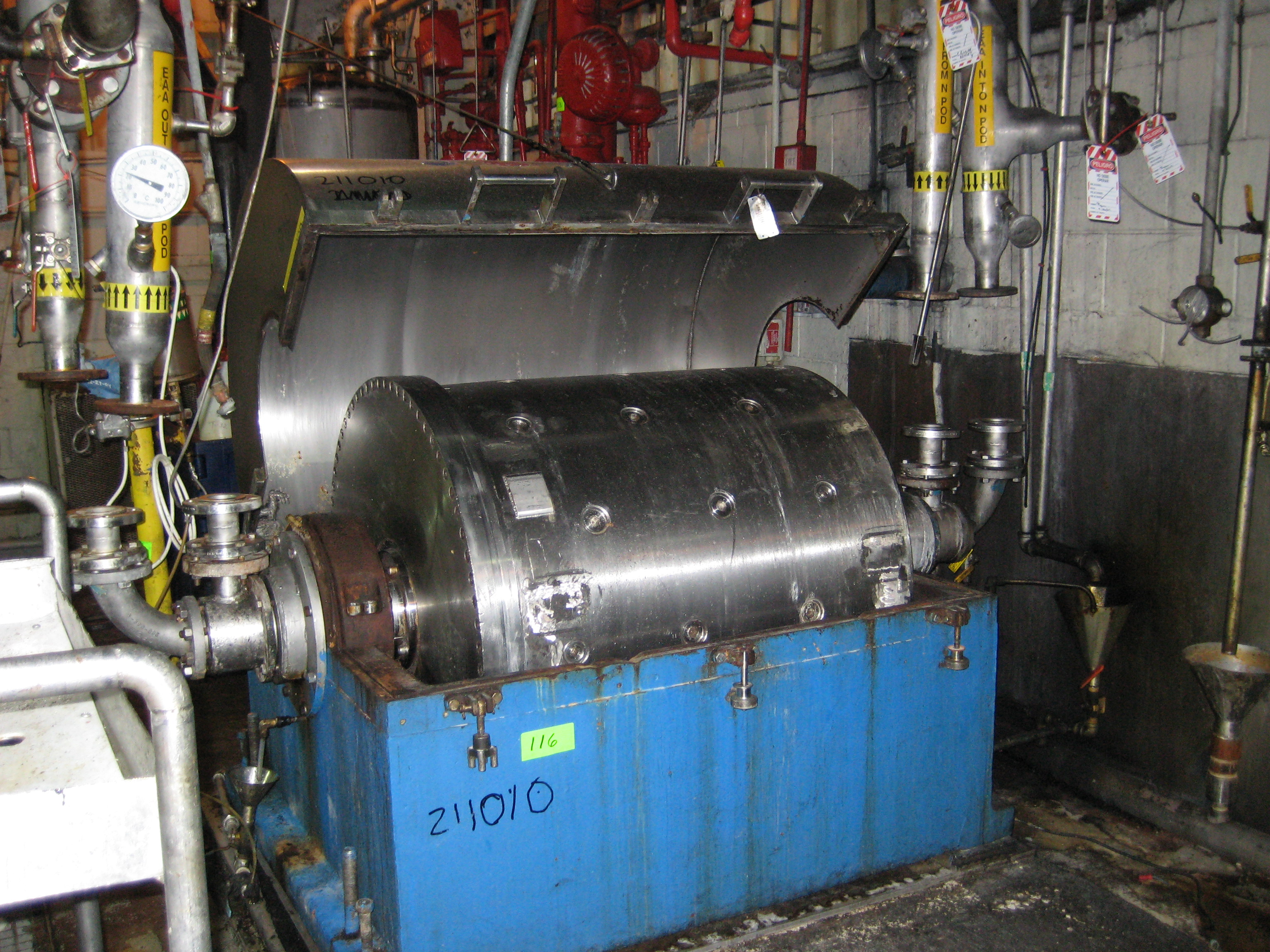   Centrifuge-Misc. & Hydraulic 18.6 kW (25 HP) Stainless Steel 316 For Sale - IPP# 211010