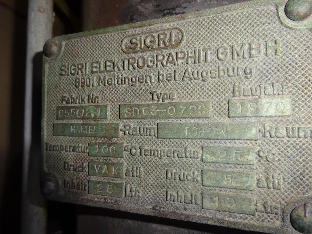 Graphite Block Heat Exchanger - IPP# 211508