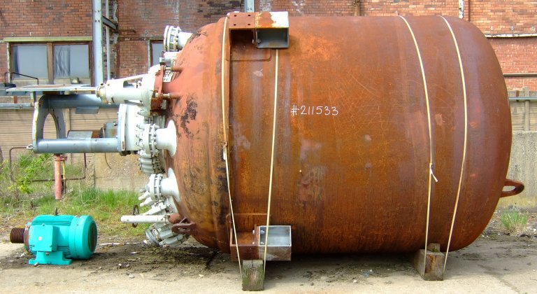 Glasslined Pfaudler E 12500 Batch Type Body Only Reactor - IPP# 211533